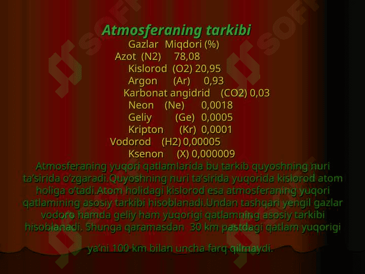 ATMOSFERA HAVOSINING IFLOSLANISHI VA UNI MUHOFAZA QILISH 3
