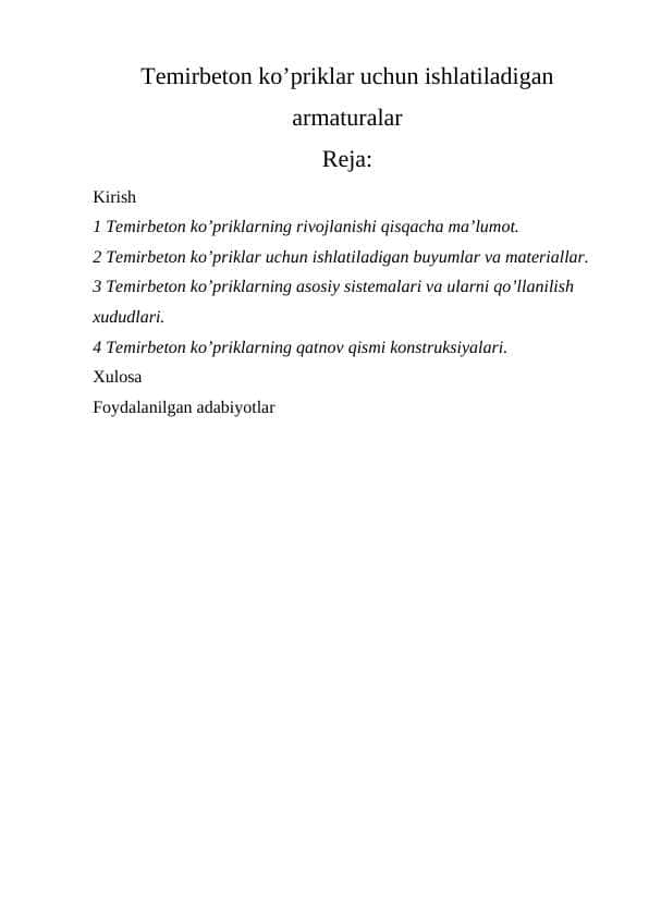 Temirbeton ko’priklar uchun ishlatiladigan.. asfaltlar 1