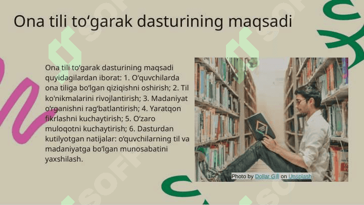 Ona tili fanidan toʻgarak dasturi va ishlanma na'munasini tayyorlash 3