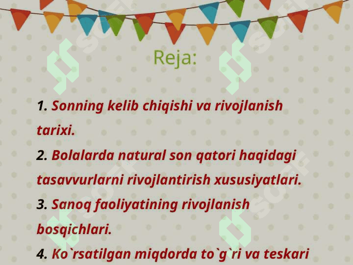 Sonlar haqida g‘oyalarni kelib chiqish 3