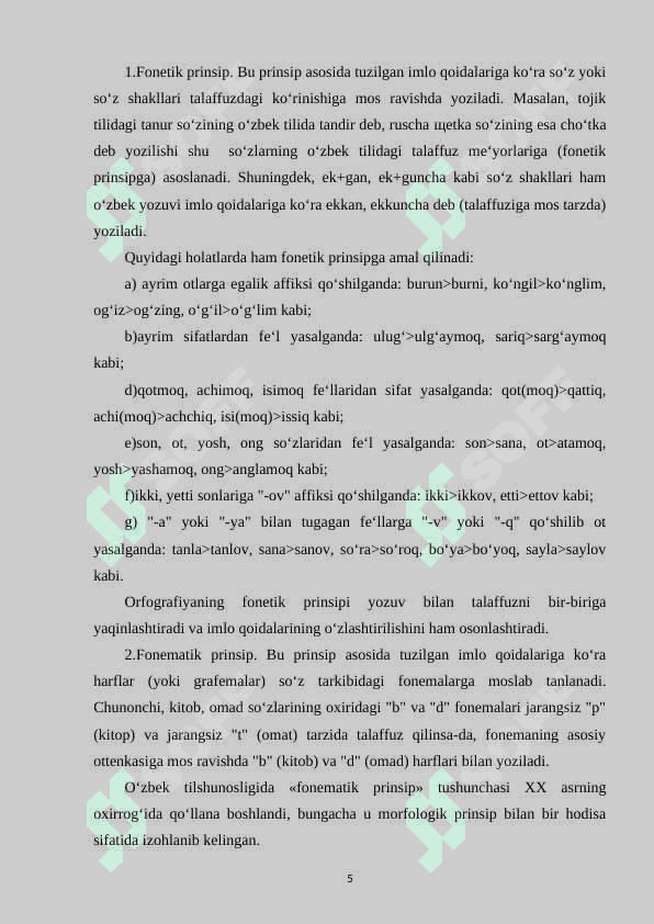 Orfografiya qoidalari ustida ishlash texnikalari 5