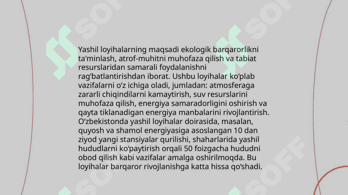 yashil loyihalarni ishlab chiqish, ularning tarkibi, turkumlanishi hamda shakillanish manbalari 4