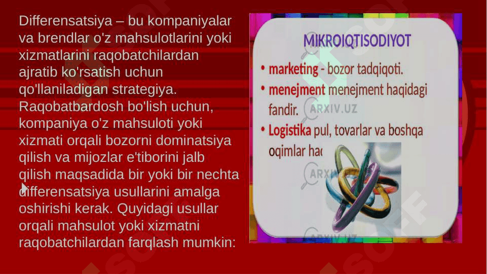 Raqobatlashgan bozorda harakat qiluvchi firma daromadlari 2
