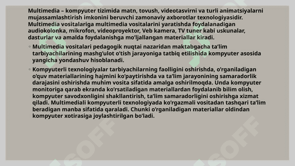 Maktabgacha taʼlimda multimedadan foydalanish 5