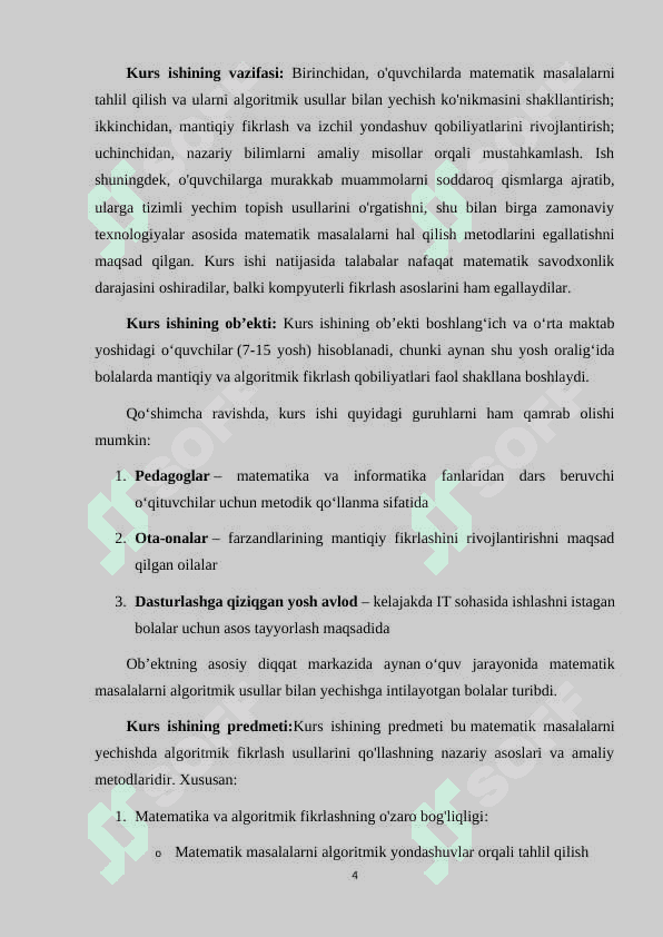 Matematik hisoblashda algoritmik fikrlashni rivojlantirish 4