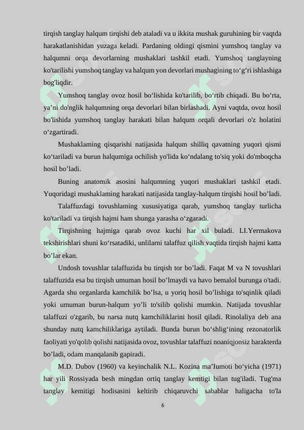 Rinolaliyada ovoz buzilishi va korreksion metodikalarni qoʻllash 6