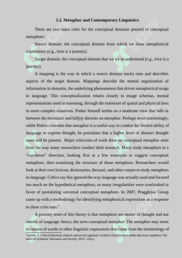 Metaphor in cognitive and lingua-stylistic aspects 8