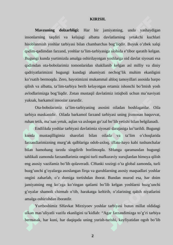 Oila jamoasini jipslashtirish metodikasi 2
