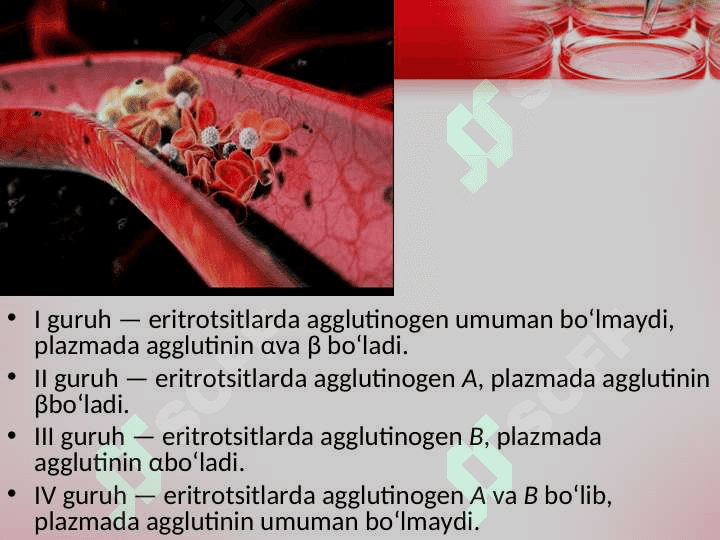 Qon guruhlari  va qon quyish 4