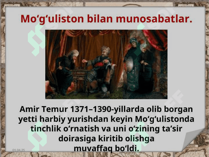 amir temurning iqtisodiy siyosati 6