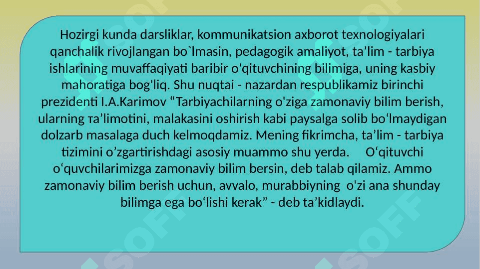 Sharq mutafakkirlarining kasbiy-pedagogik faoliyatni shakllantirishga oid qarashlari 3