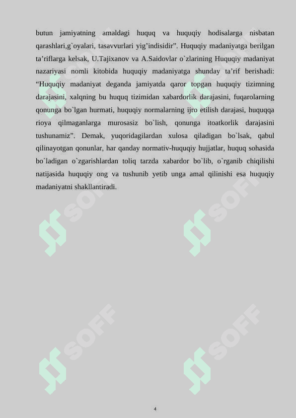 Huquqiy tarbiya jarayonida huquqiy ongni yuksaltrish va huquqiy ongni shakllantrish 4