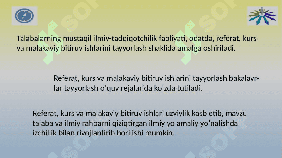 Bo`lajak o`qituvchilarni ilmiy tadqiqot ishlariga yo`naltirish 7