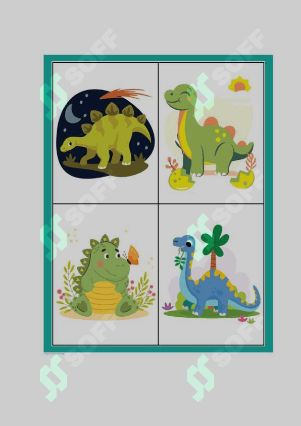 Dinozavrlarni bo'yang 3