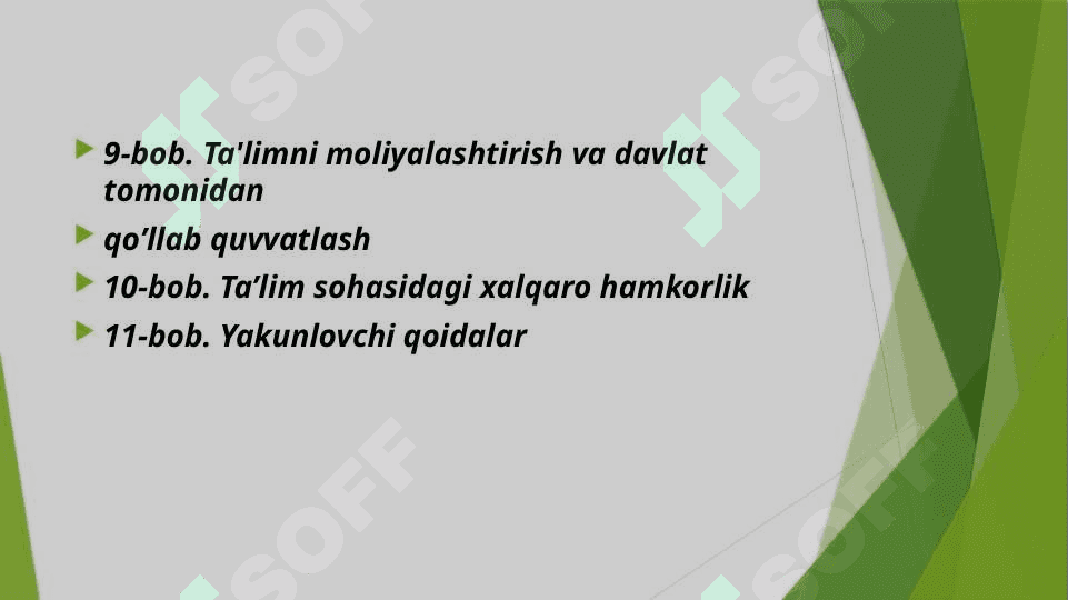 O‘zbekiston Respublikasining Ta’lim to’g’risidagi qonuni 6