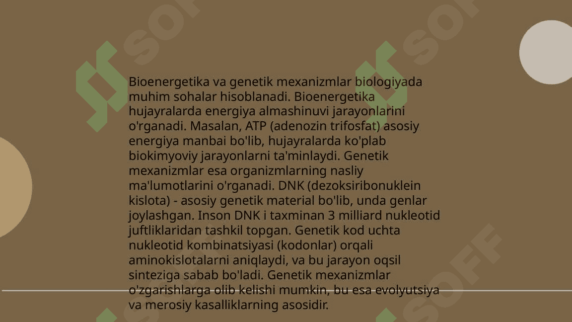 Bioenergetikaning  tibbiyotda  ahamiyati 8