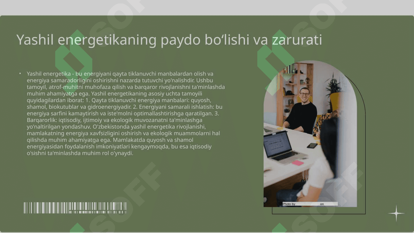Yashil energetikaning mohiyati, tarkibi va vazifalari 3