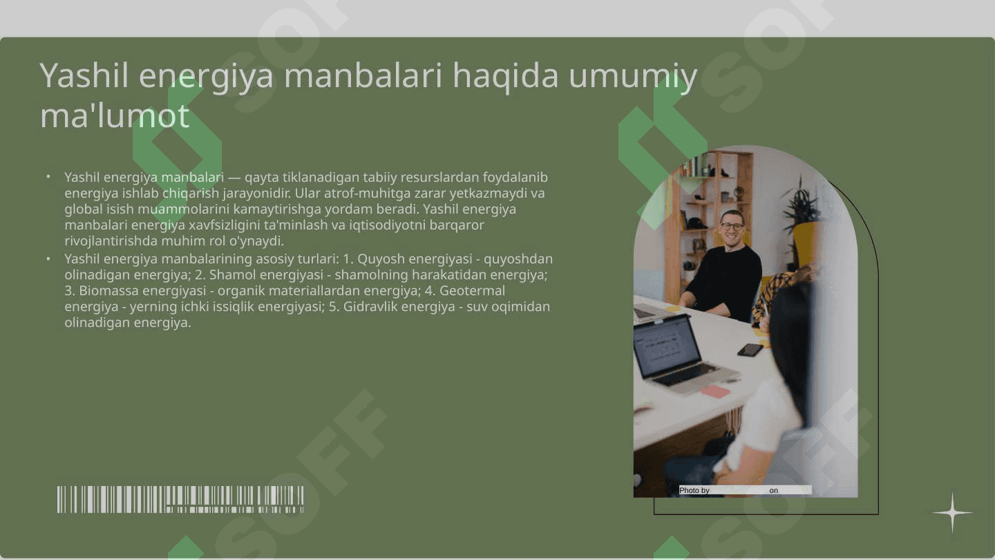 Yashil energetikaning mohiyati, tarkibi va vazifalari 8