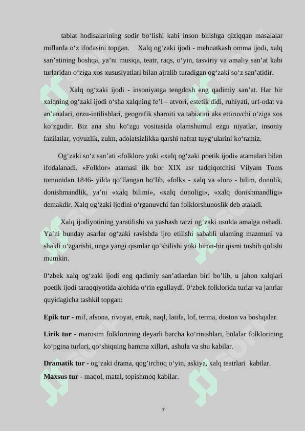 2 SINF O'QIsh KITOBI DARSLIGIDA KELTIRILGAN XALQ OGZAKI IJODI NAMUNALARINING BADIIY XUSUSIYATLARI 7