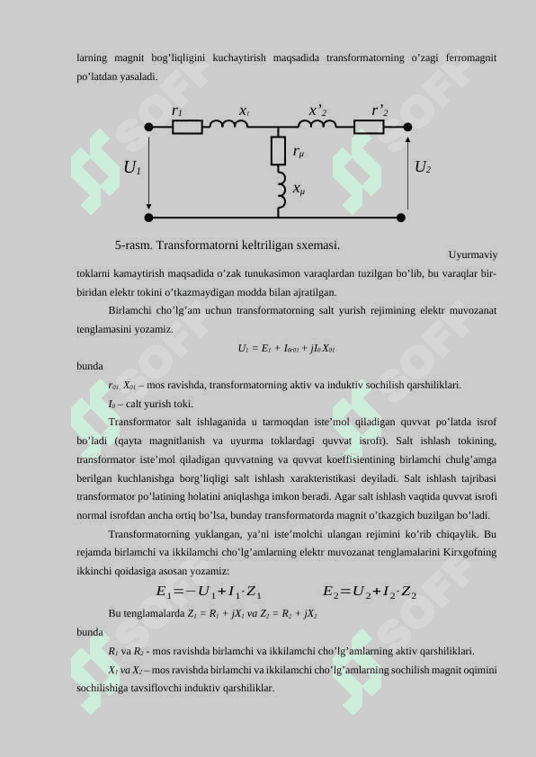 TRANSFORMATORLARNING TUZILISHI VA ISHLASH PRINSIPI 7