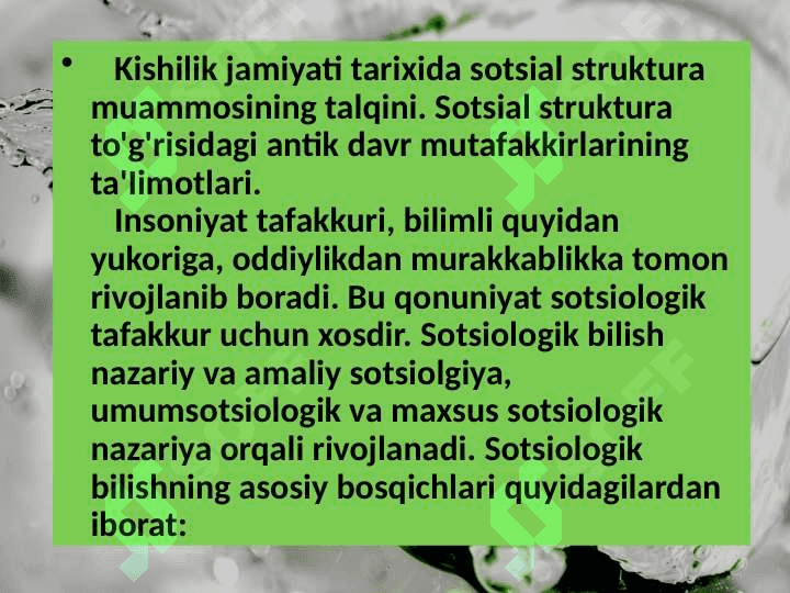 Sorokining jamiyat sotsial strukturasi stratifikasion jarayonlar 3