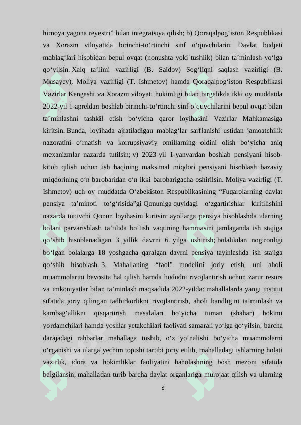 2022-2026-yillarga mo‘ljallangan yangi O‘zbekistonning taraqqiyot strategiyasi 6