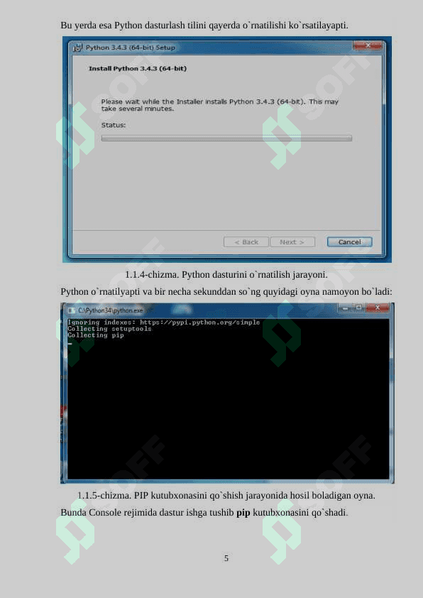 Python dasturlash tili qoʻllanma 5