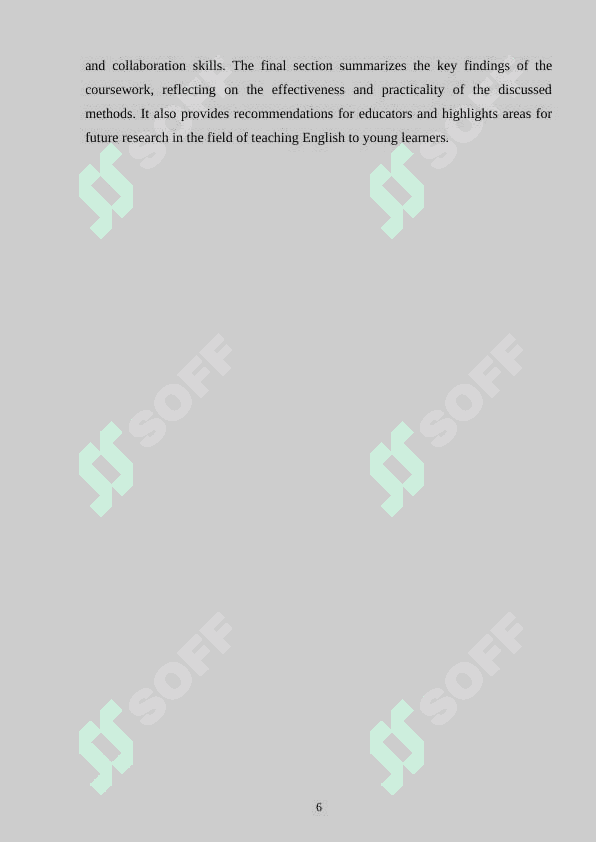 Teaching English to Young Learners 6