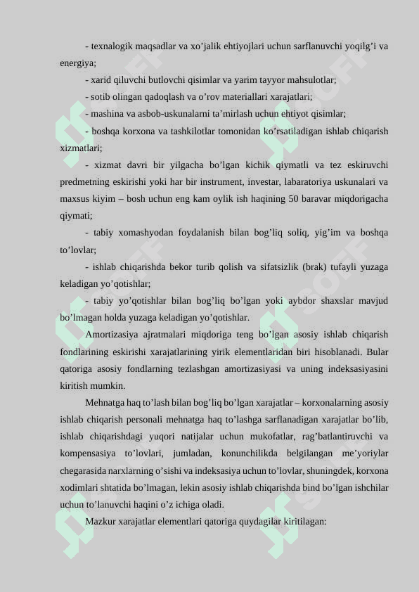 Korxona (firma) xarajatlari va foydasi 6