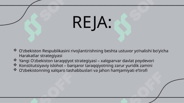 Yangi O'zbekistonni barpo etish yo'lida 2
