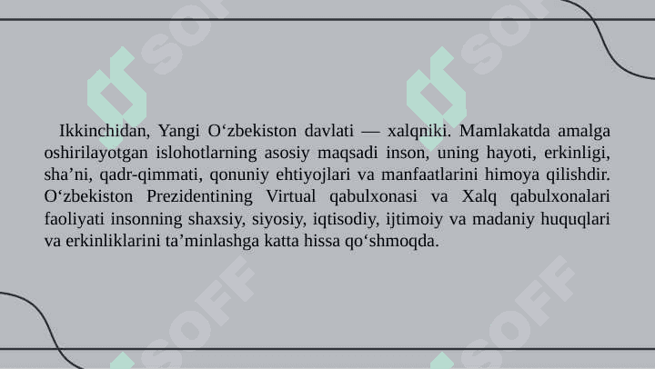 Yangi O'zbekistonni barpo etish yo'lida 5