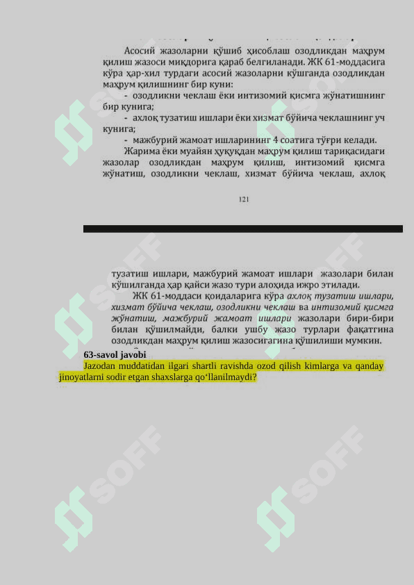 Jinoyat huquqida savollarga javob 5