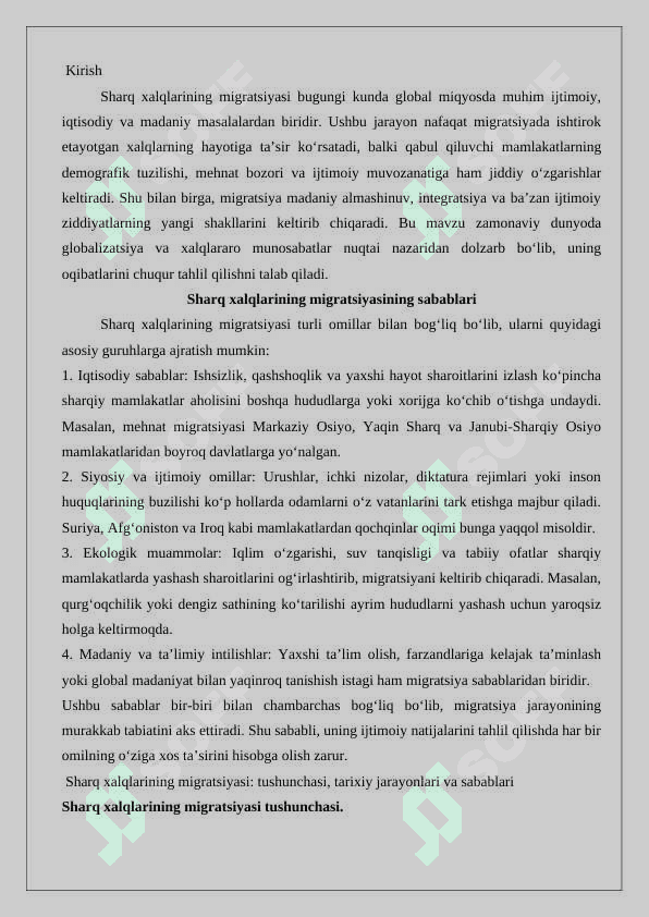 Sharq xalqlarining migratsiyasi va uning ijtimoiy natijalari 25 2