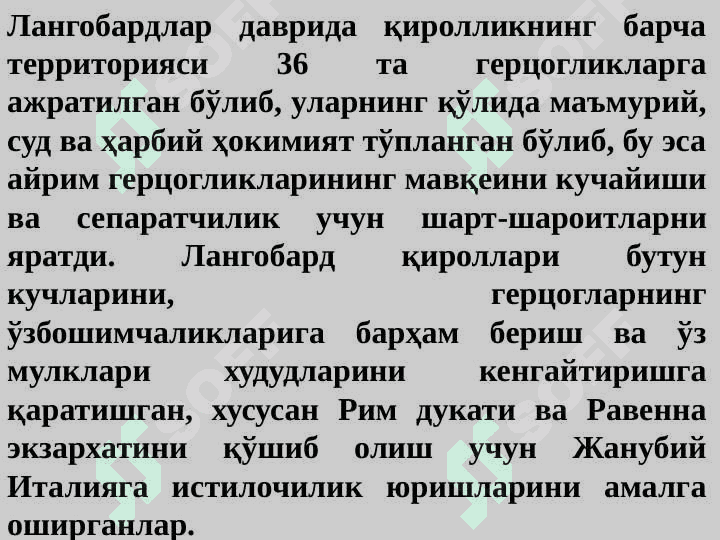 IX-XI asrlarda Italiya 5
