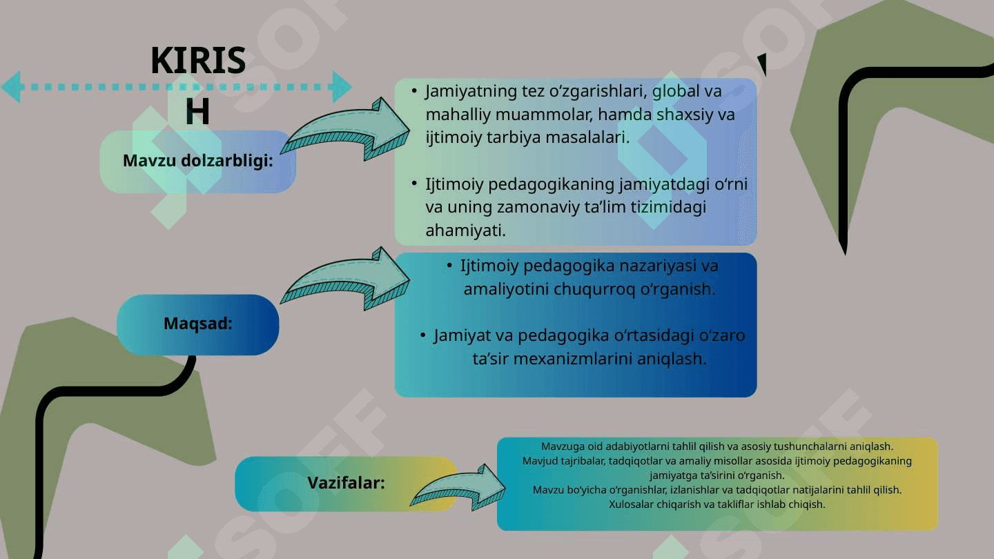 Ijtimoiy pedagogika va jamiyat o'rtasidagi o'zaro bog'liqlik 2