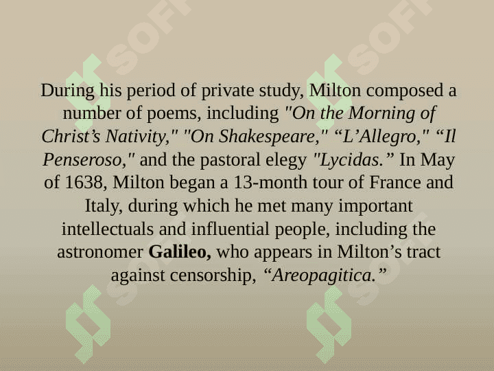 John Milton and alexander Pope's literary creativity 4