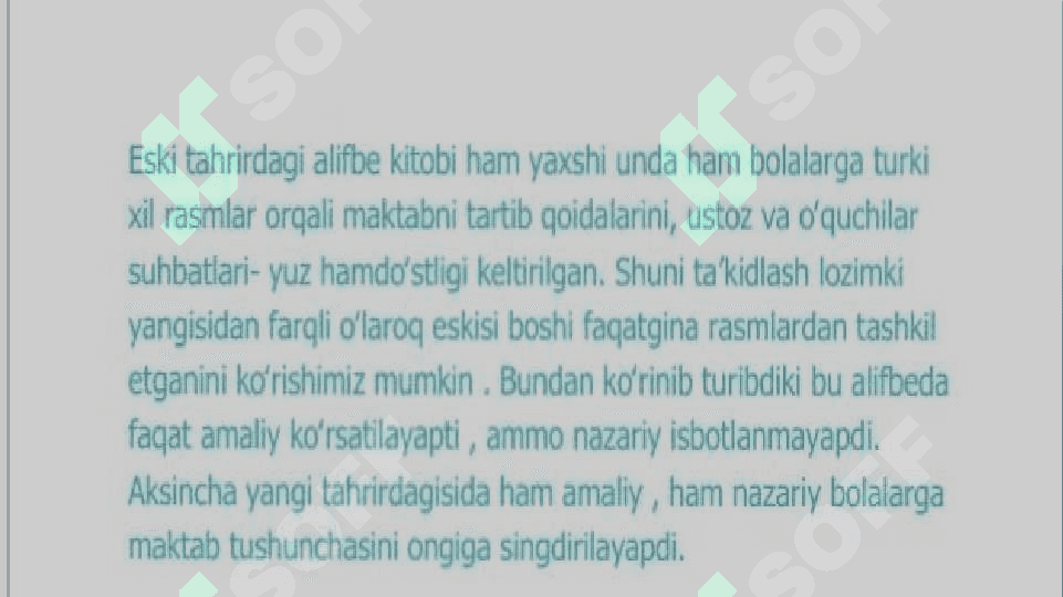 Yangi va eski tahrirdagi alifbelar tahlili 8