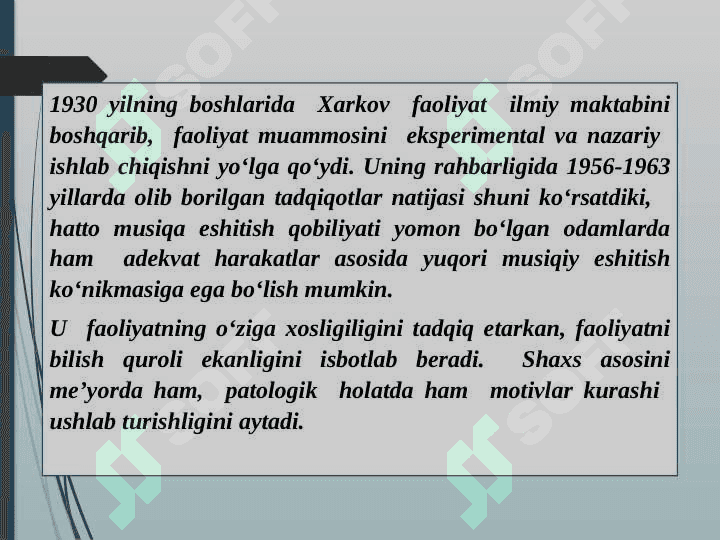 A.N.Leontevning faoliyat nazariyasI 7