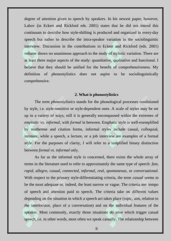 Phonostylistics and its main features 6