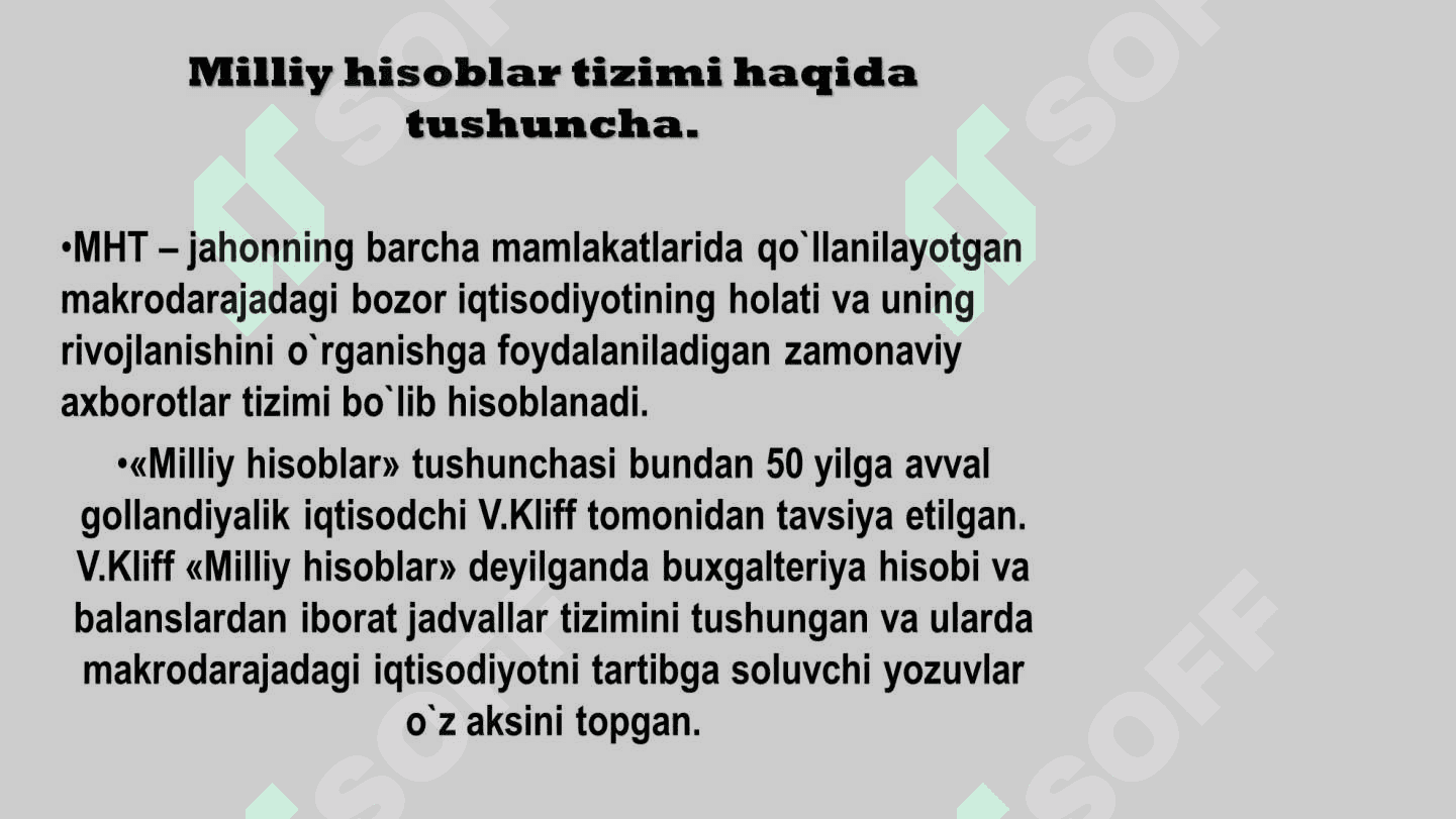 O'zbekistonda Milliy Hisoblar Tizimi Holati va Istiqbollari 4
