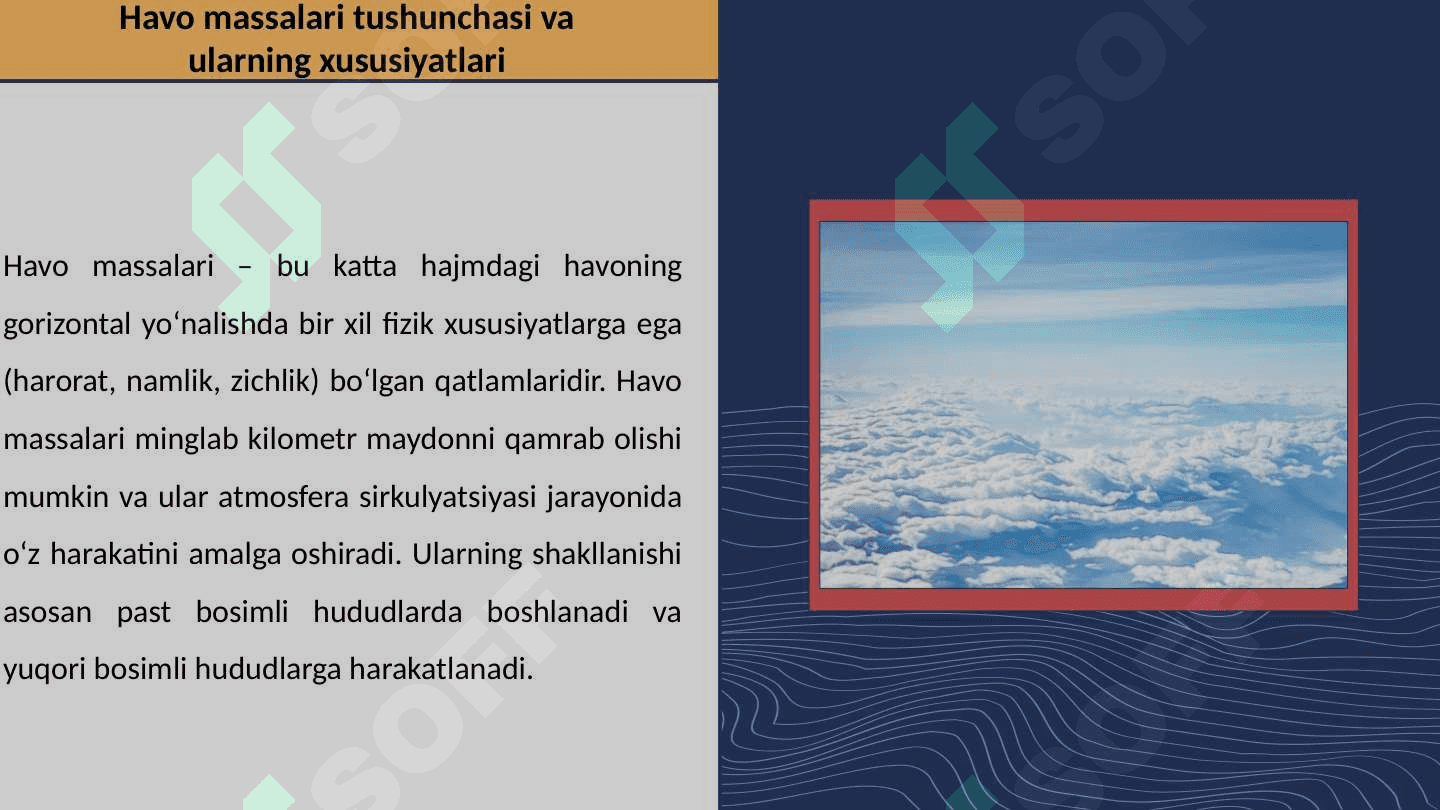 Havo massalari va frontlari 5