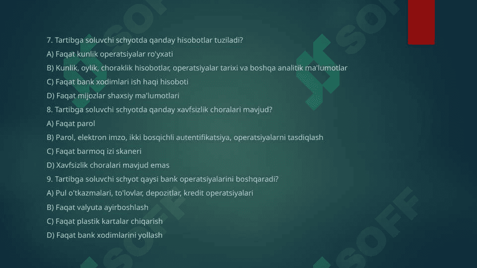TARTIBGA SOLUVCHI SCHYOTLAR 4