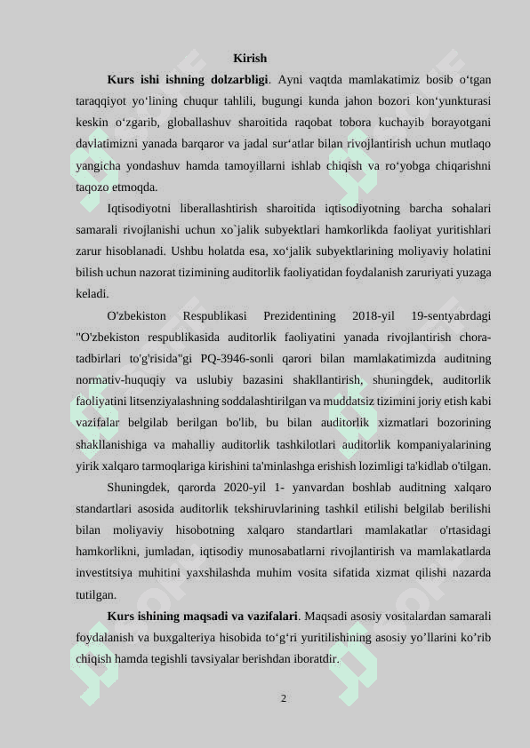 Asosiy vositalar auditi 2