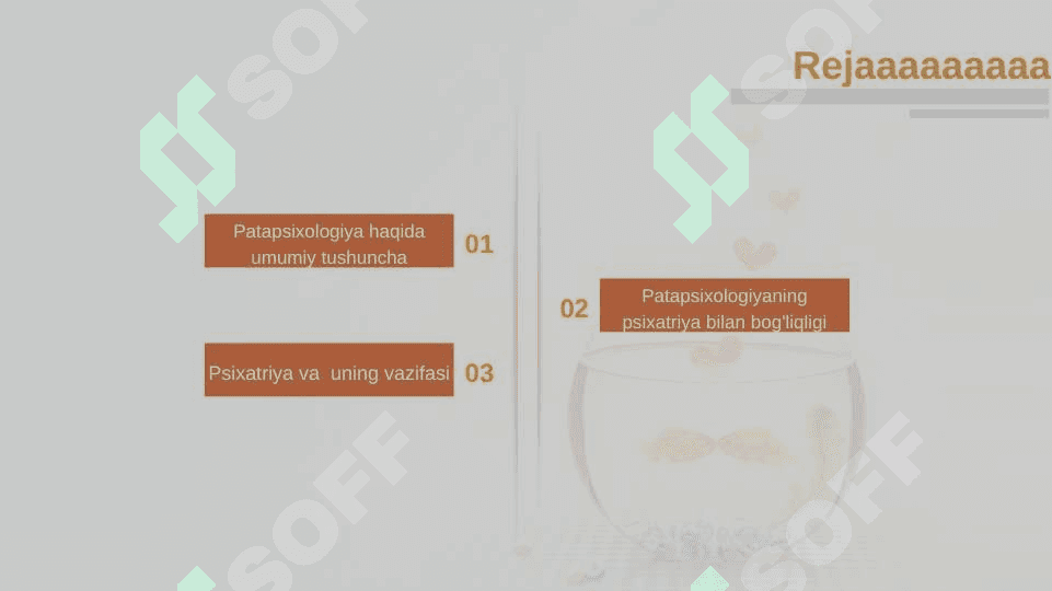 Patapsixologiyaning psixatriya bilan munosabati 2
