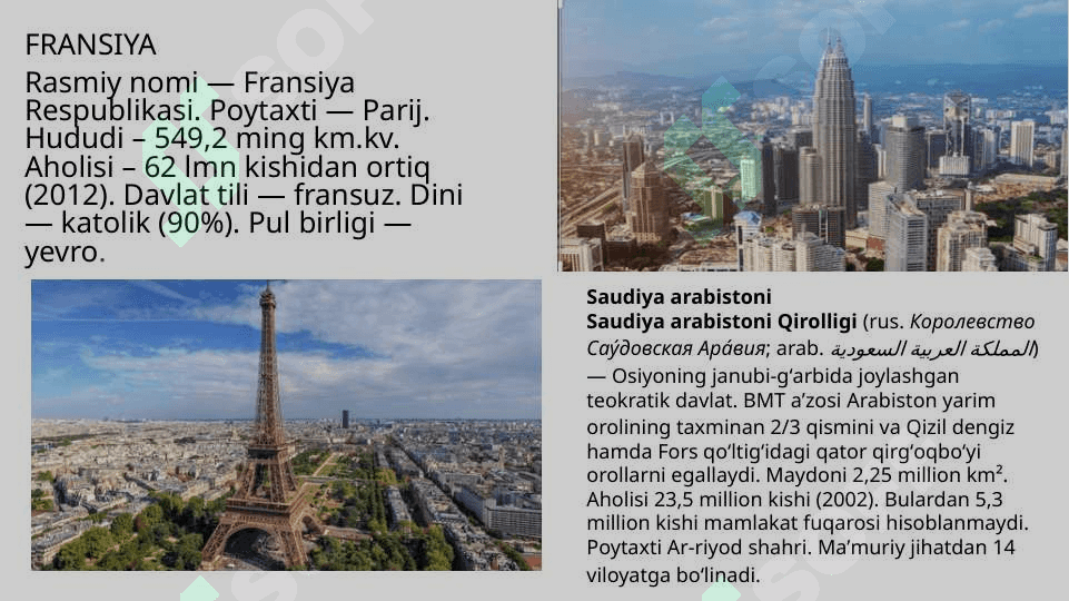 FRANSIYA VA Saudi Arabiston 2