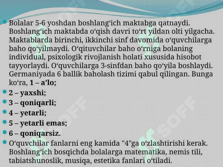 GERMANIYA TAʼLIM TIZIMI VA UNING BESH OLTIN QOIDASI 7