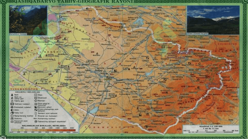 Qashqadaryo tabiiy geografik okrugi - Қашқадарё табиий географик округи 4