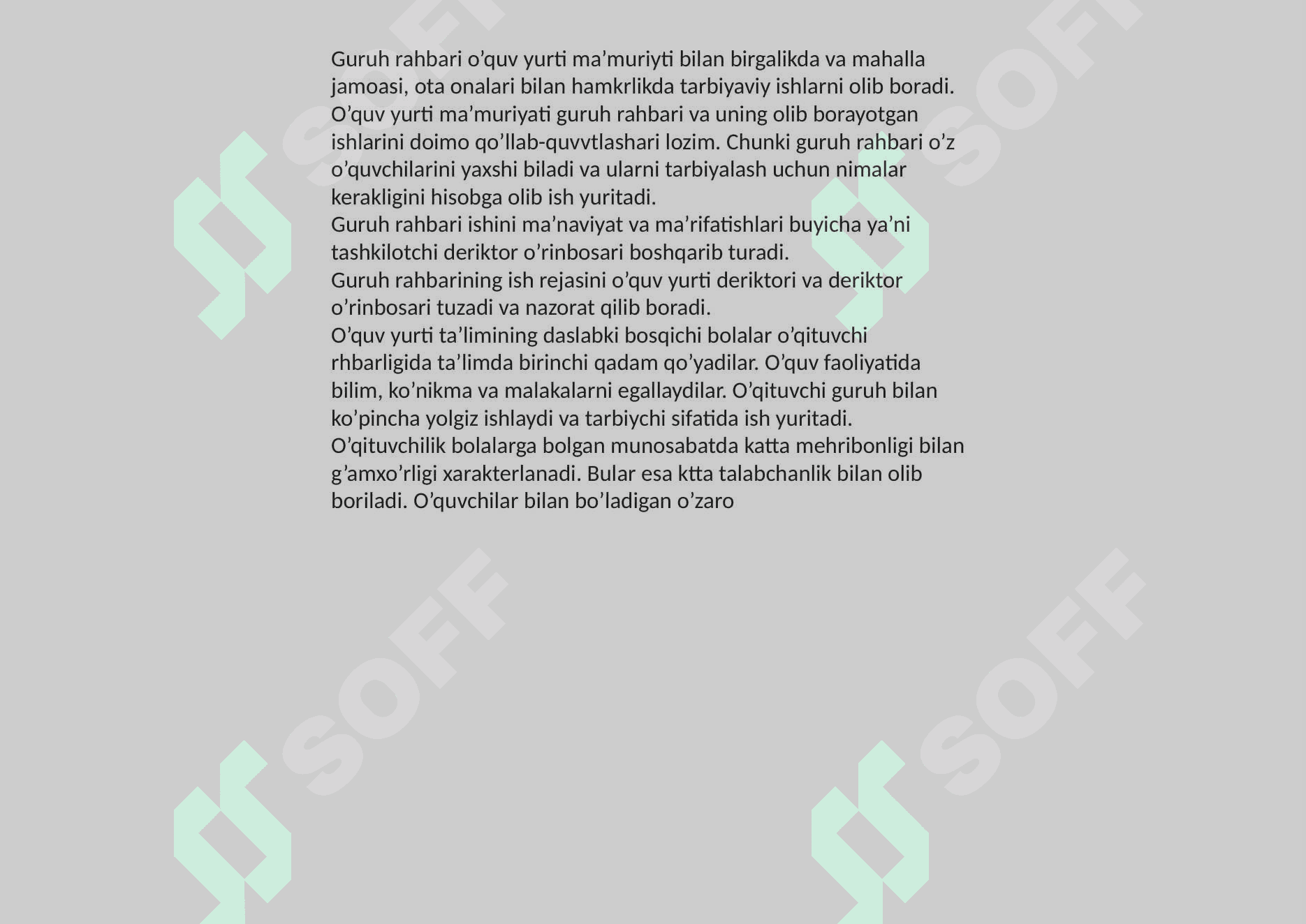 O'quvchilarning tarbiyaviy ishlarini tashkil etishdagi mahorati 4