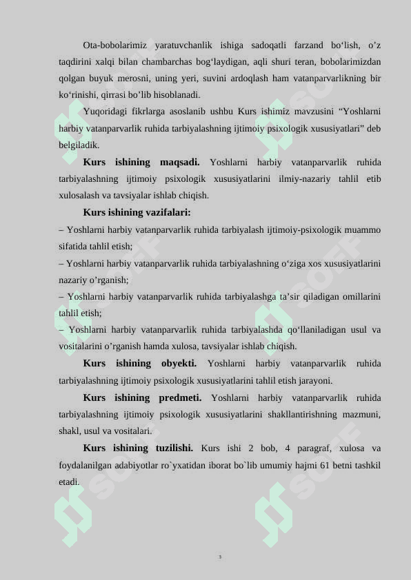 YOSHLARNI HARBIY VATANPARVARLIK TARBIYASINI AMALGA OSHIRISH YO’LLARI 3