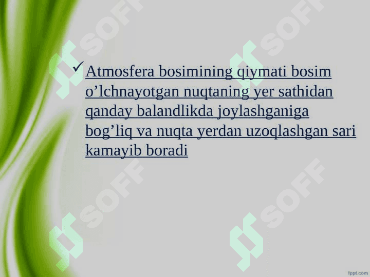 Bosim va uning turlari. Bosim o’lchash asboblari 3